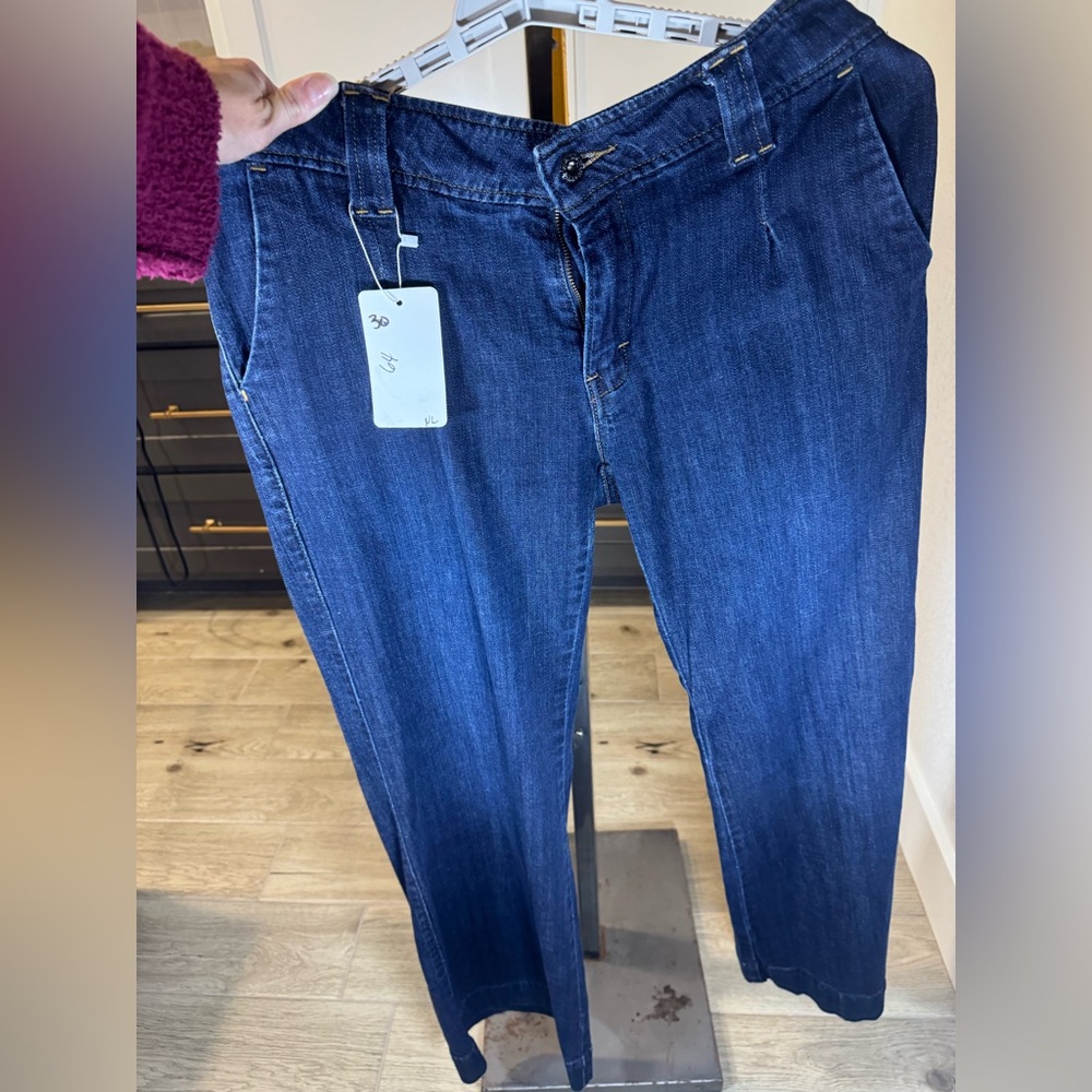 Vintage - Levi's - Mid-Rise Wide leg Trouser Dress Jeans Women's Size 14M